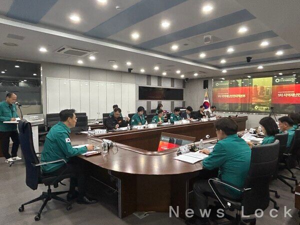 인천 부영송도타워의 ‘재난대응 안전한국훈련’ 장면. 부영 제공 [뉴스락]