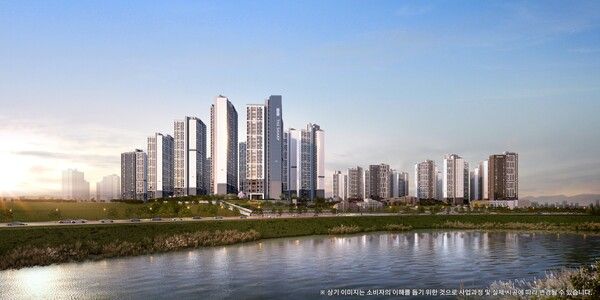 더샵 탕정인피니티시티 전체투시도. 사진 포스코이앤씨 [뉴스락]