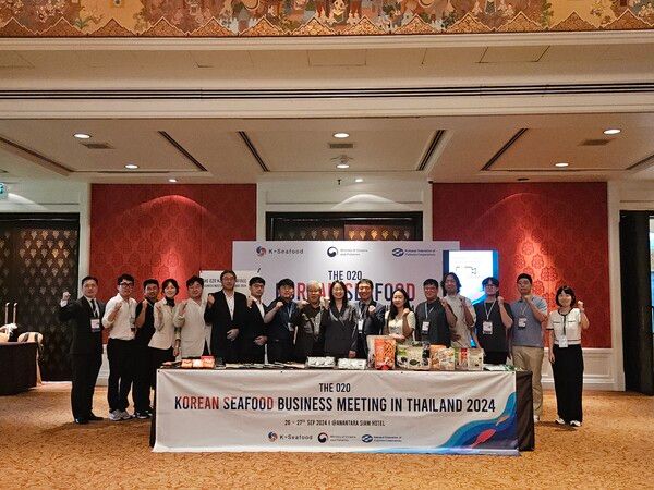 수협중앙회가 태국 현지 무역상담회를 통해&nbsp;60억 원이 넘는 수산물 수출 성과를 달성했다. 수협중앙회 제공 [뉴스락]