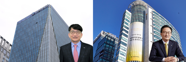 (왼쪽부터) 이영종 신한라이프 대표, 이환주 KB라이프생명 대표 [뉴스락 편집]