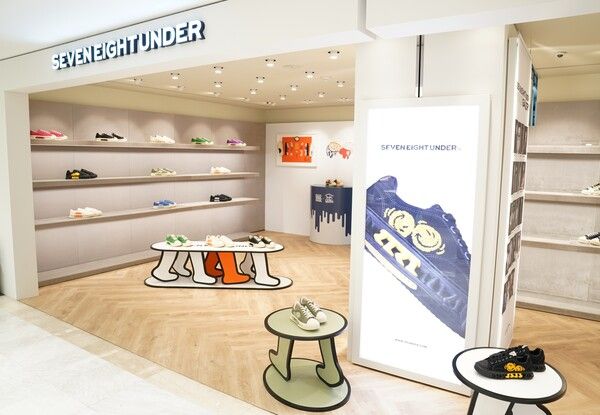 롯데면세점 명동본점&nbsp;10층에 위치한 세븐에잇언더 팝업스토어 매장 전경. 롯데면세점 제공 [뉴스락]