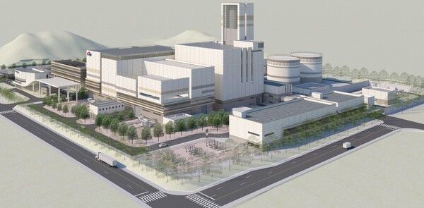 공주 천연가스발전소 건설공사 조감도