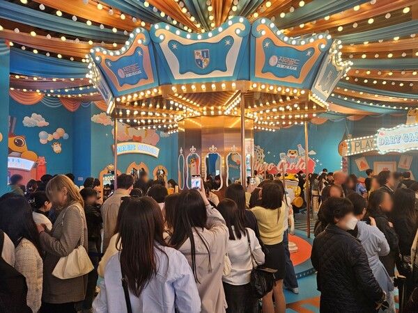 하이트진로의 진로골드 팝업스토어 모습. 하이트진로 제공 [뉴스락]