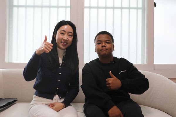 바인그룹은 KBS1 시사다큐 프로그램 '동행' 483회에 출연한 지우성 군에게 한글 문법 및 국어수업을 지원했다. 바인그룹 제공 [뉴스락]