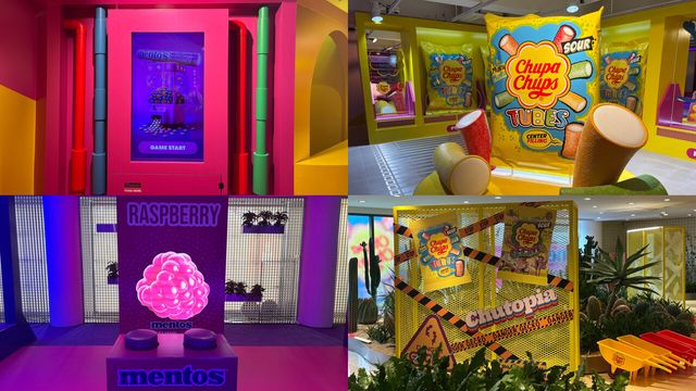 (왼쪽 상단부터 시계방향으로) 1층 신제품 퍼즐 맞추기 게임 자판기, 2층 포토존, 3층 게임존, 4층 게임존 [뉴스락 편집]