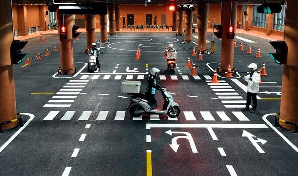 배달의민족의 물류서비스를 전담하는 우아한청년들은 하남 배민라이더스쿨(이하 배라스)에서 지난 11일 첫 교육을 진행했다. 우아한청년들 제공 [뉴스락]