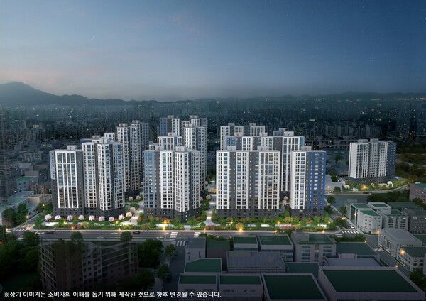 두산위브&수자인 부평 더퍼스트 투시도. 두산건설 제공 [뉴스락]