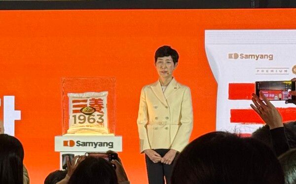 김정수 삼양식품 부회장의 모습. 사진=김상우 기자