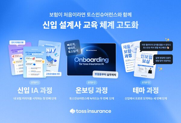토스인슈어런스는 신입 설계사를 대상으로 한 교육 체계를 한층 고도화했다고 밝혔다. 토스인슈어런스 제공 [뉴스락]