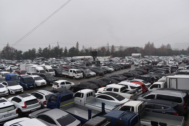 서울시 성동구 장안평 중고차매매단지. 사진=이윤석 기자 [뉴스락]