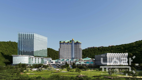 강원랜드 '그랜드호텔' 환경개선공사 후 조감도. 사진=금호건설 [뉴스락]