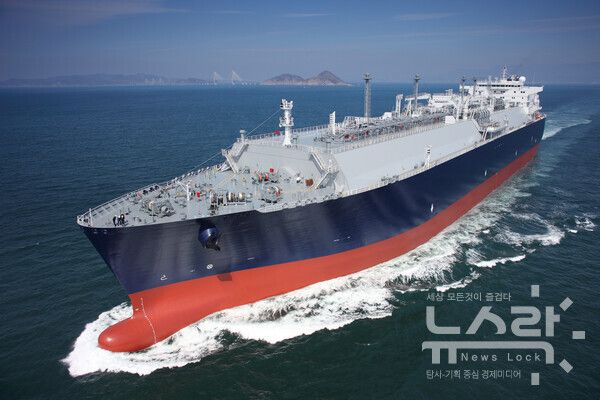 삼성중공업이 건조한 LNG운반선. 사진=삼성중공업 [뉴스락]