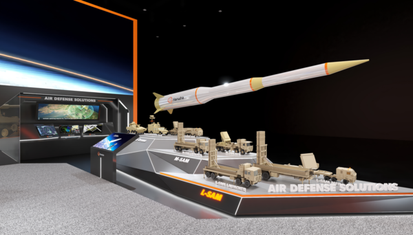 한화에어로스페이스와&nbsp;한화시스템은&nbsp;17~21일&nbsp;UAE&nbsp;아부다비에서&nbsp;열리는&nbsp;중동아프리카&nbsp;최대&nbsp;규모&nbsp;방산전시회인&nbsp;'IDEX&nbsp;2025'에&nbsp;참가한다.&nbsp;역대&nbsp;최대&nbsp;규모로&nbsp;차려지는&nbsp;통합전시관&nbsp;조감도. 한화에어로스페이스 제공 [뉴스락]