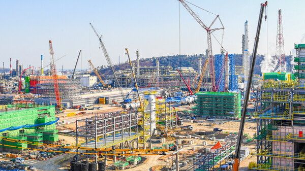 S-OIL 샤힌프로젝트 공사현장. 사진 S-OIL [뉴스락]