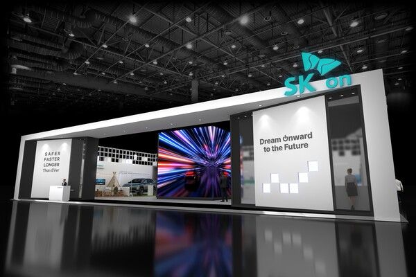 인터배터리&nbsp;2025 SK온 부스 조감도. SK온 제공 [뉴스락]