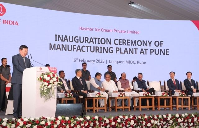 롯데는 지난 6일 인도 푸네시에서 하브모어 신공장 준공식을 개최했다. 롯데 제공 [뉴스락]