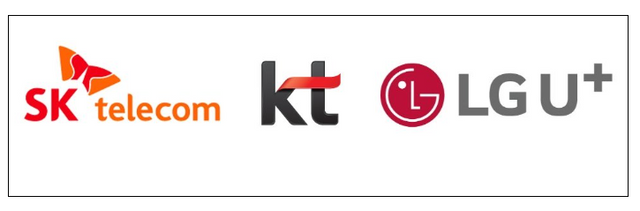 이통 3사 로고. 각 사 제공 [뉴스락]