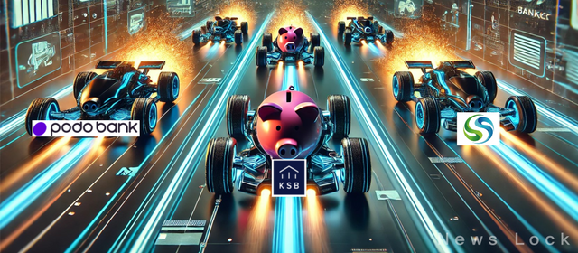 제4인터넷전문은행 인가를 향한 레이스가 본격적으로 시작됐다.&nbsp;소소뱅크·포도뱅크·한국소호은행·AMZ뱅크 등 4곳이 제4인뱅 레이스에 참여했다. [뉴스락 편집]