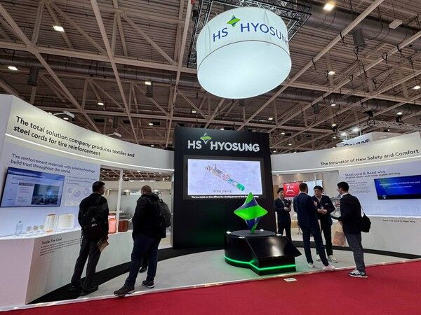 HS효성첨단소재가&nbsp;4일~6일 독일 하노버에서 열리는 세계 최대 타이어 전시회인&nbsp;‘타이어 테크놀로지 엑스포&nbsp;2025’에 참가했다. 사진 HS효성 [뉴스락]