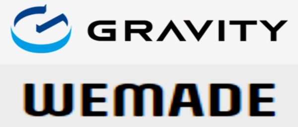 (위)그라비티 로고 (아래)위메이드 로고. 각 사 제공 [뉴스락]