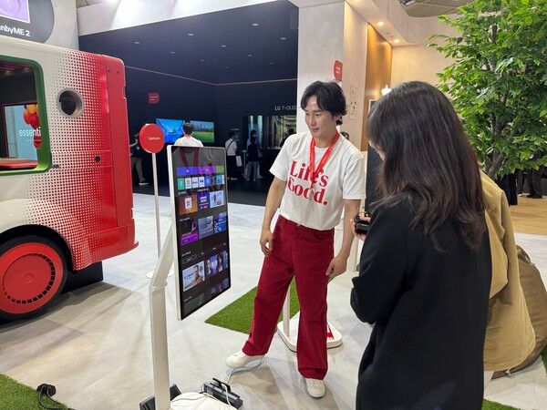  '2025 월드IT쇼' LG전자 부스 모습. 사진=강동완 기자 [뉴스락]