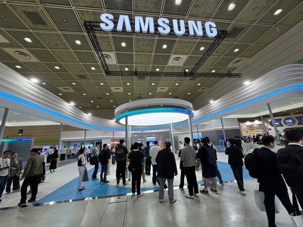  '2025 월드IT쇼' 삼성전자 부스 모습. 사진=강동완 기자 [뉴스락]