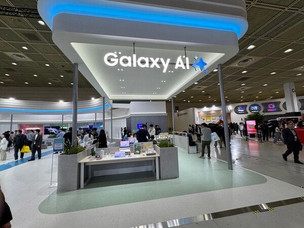 '2025 월드IT쇼' 삼성전자 부스 모습. 사진=강동완 기자 [뉴스락]