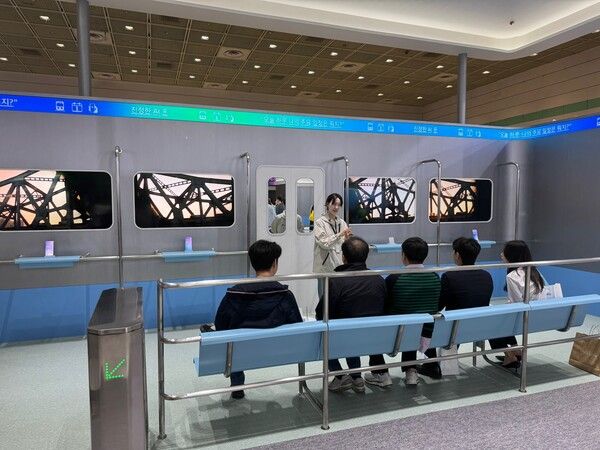 '2025 월드IT쇼' 삼성전자 부스 모습. 사진=강동완 기자 [뉴스락]