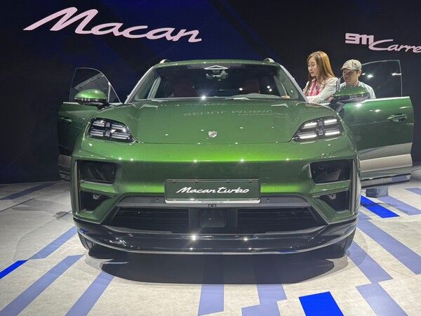 포르쉐 최초의 전기 SUV ‘마칸 일렉트릭’. 사진=강동완 기자 [뉴스락]