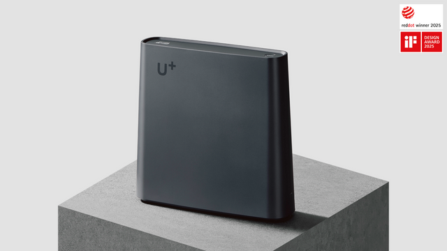 레드닷 어워드에서 수상한 와이파이7&nbsp;공유기 모습. LG유플러스 제공 [뉴스락]