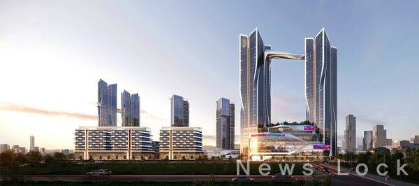 용산 정비창전면 제1구역 조감도. 포스코이앤씨 제공 [뉴스락]