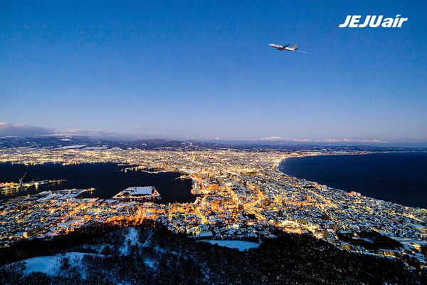 제주항공이&nbsp;6월&nbsp;5일부터&nbsp;인천~하코다테&nbsp;노선에&nbsp;신규&nbsp;취항한다. 사진 제주항공 [뉴스락]