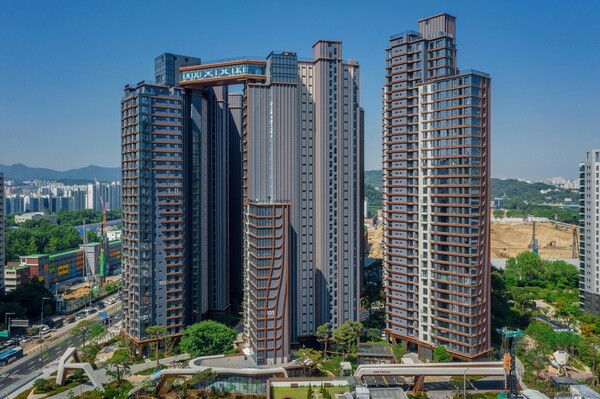 건축 디자인 부문에서 '금상'을 수상한 '래미안 원펜타스 외관'. 사진 삼성물산 [뉴스락]