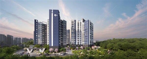 고척동 산업인아파트 재건축정비사업 투시도. 사진 두산건설 [뉴스락]