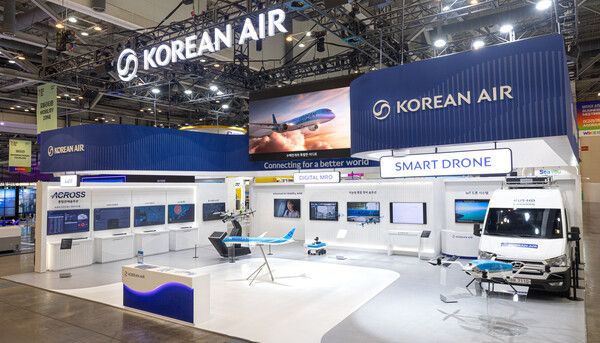 ‘2025 월드 스마트시티 엑스포(WSCE)’ 대한항공 부스 전경. 대한항공 제공 [뉴스락]