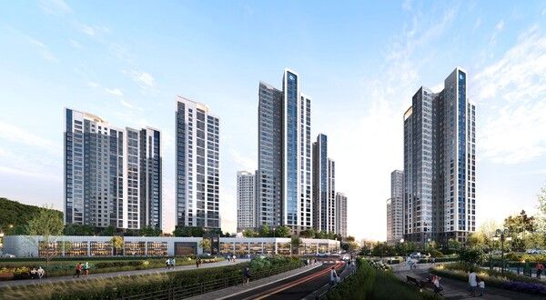 명장2구역 재개발 정비사업 투시도. 사진 두산건설 [뉴스락]