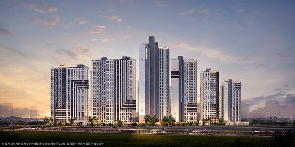 오퍼스 한강 스위첸 투시도. KCC건설 제공 [뉴스락]