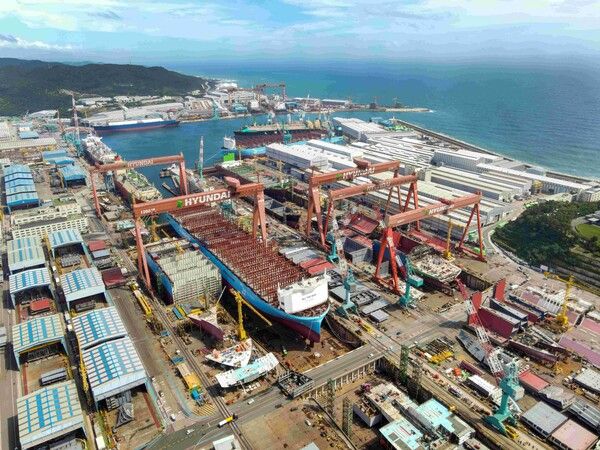 HD현대중공업 야드 전경. HD현대중공업 제공 [뉴스락]