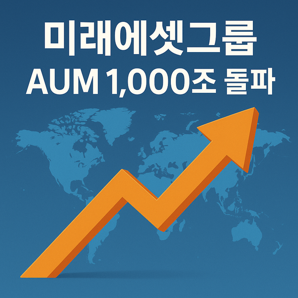 미래에셋그룹은 고객자산(AUM)이 1000조 원을 넘어섰다고 밝혔다. 미래에셋그룹 제공 [뉴스락]