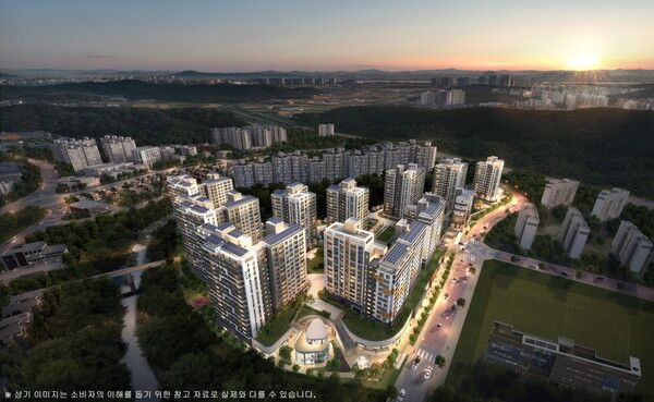 '엘리프 검단 포레듀' 투시도. 사진=계룡건설 [뉴스락]