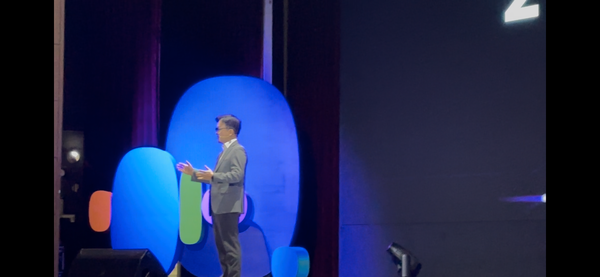 이준희 삼성SDS 대표가 기조 연설을 하고 있다. 사진=김도연 기자 [뉴스락]