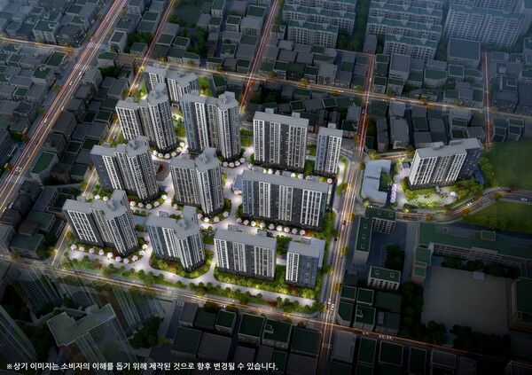 두산위브&수자인 부평 더퍼스트 조감도. 사진=두산건설