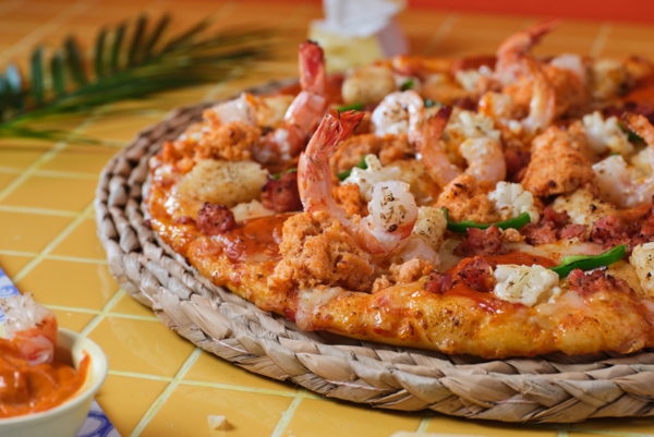 &nbsp;랍스타 슈림프 투움바 피자 이미지. 도미노피자 제공 [뉴스락]&nbsp;