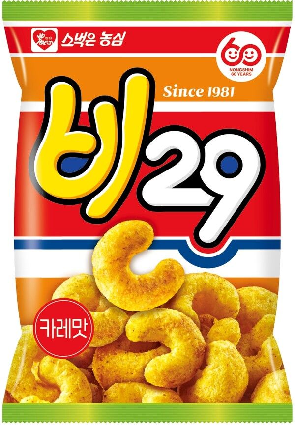 농심이 소비자 성원에 힘입어 스낵 '비29' 판매 채널을 확대한다. 농심 제공 [뉴스락]