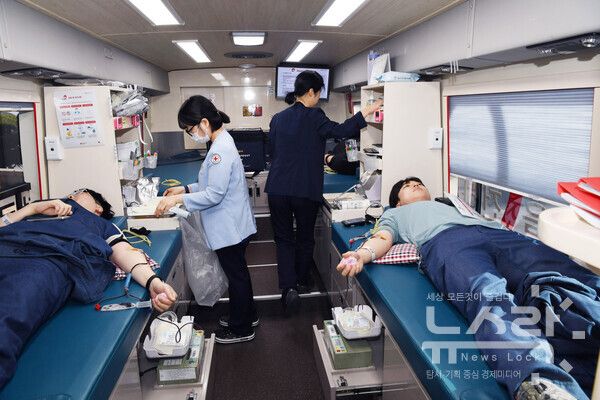 헌혈 캠페인에 참여한 S-OIL 임직원. 사진=S-OIL [뉴스락]