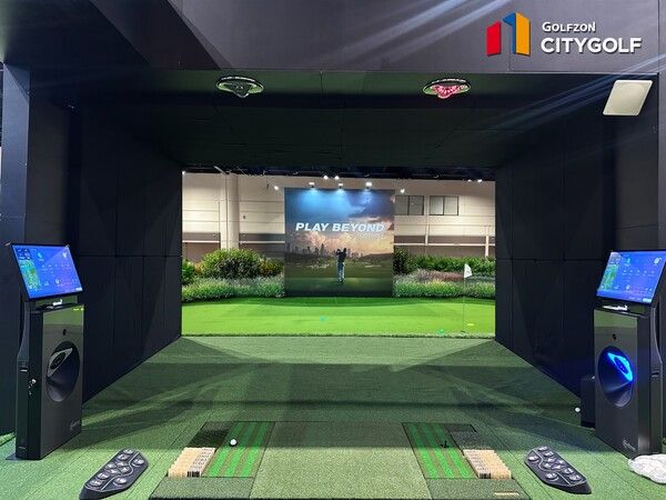 골프존이&nbsp;오는 21일부터&nbsp;23일(현지시간)까지 미국 올랜도에서 개최하는 '2026 PGA&nbsp;머천다이즈 쇼'에서 도심형 골프장 '시티골프'&nbsp;체험관 등 역대 최대 규모의 전시 부스를 운영하며 글로벌 시장 공략에 나선다. 골프존 제공 [뉴스락]