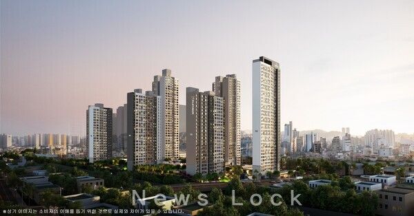 쌍용 더 플래티넘 온수역 투시도. 쌍용건설 제공 [뉴스락]