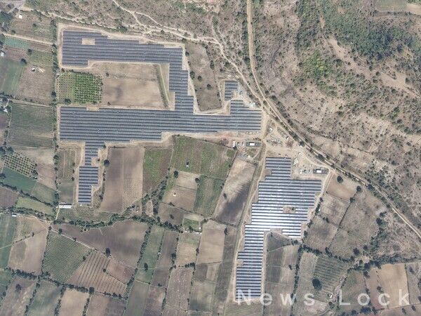 GS건설이 준공한 인도 ‘파투르 태양광 발전단지’ 사진. 사진= GS건설 [뉴스락]