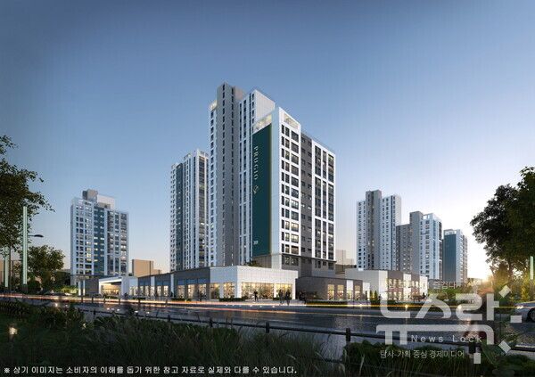운서역 푸르지오 더 스카이 2차 투시도. 사진=대우건설 [뉴스락]