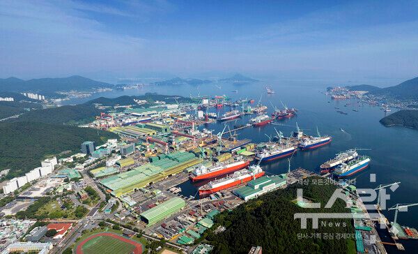 삼성중공업 거제 조선소 전경. 사진=삼성중공업 [뉴스락]